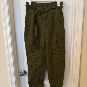 Paper bag Trousers with Belt Size L